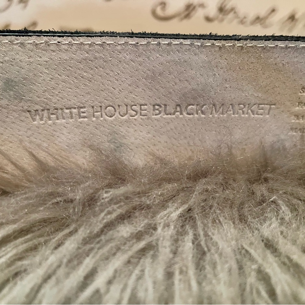 NWOT White House Black Market Black Floral Obi Belt - Picture 11 of 11